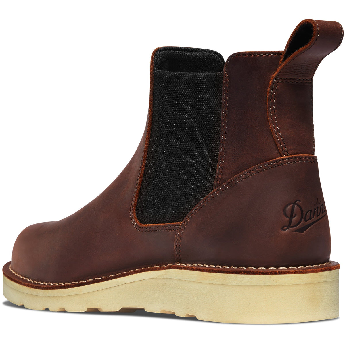 Danner Men's Bull Run 6" EH Soft Toe Chelsea Boot Slip-On Shoes & Clogs Danner