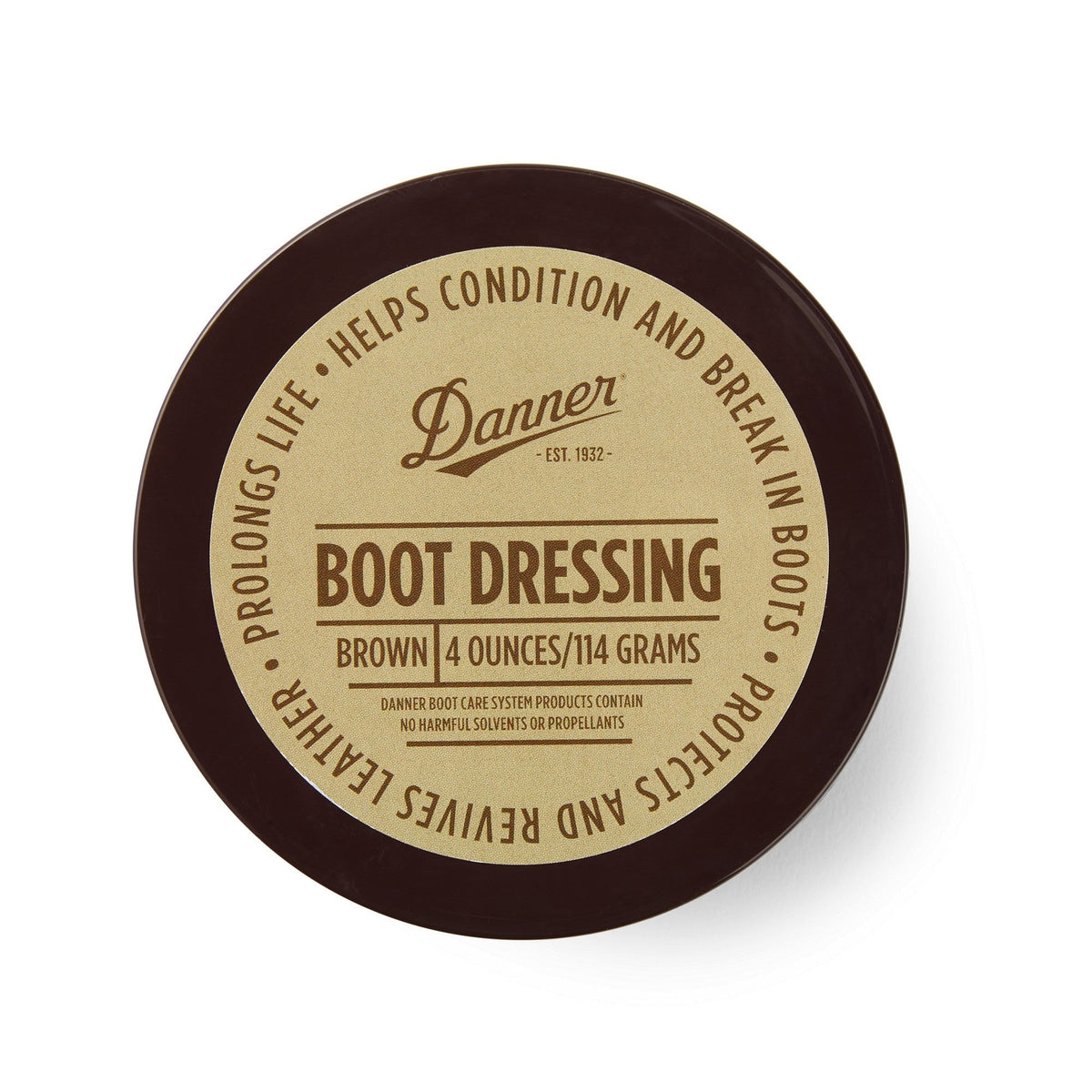 Danner Boot Dressing 4oz Footwear Accessories Danner Brown OS