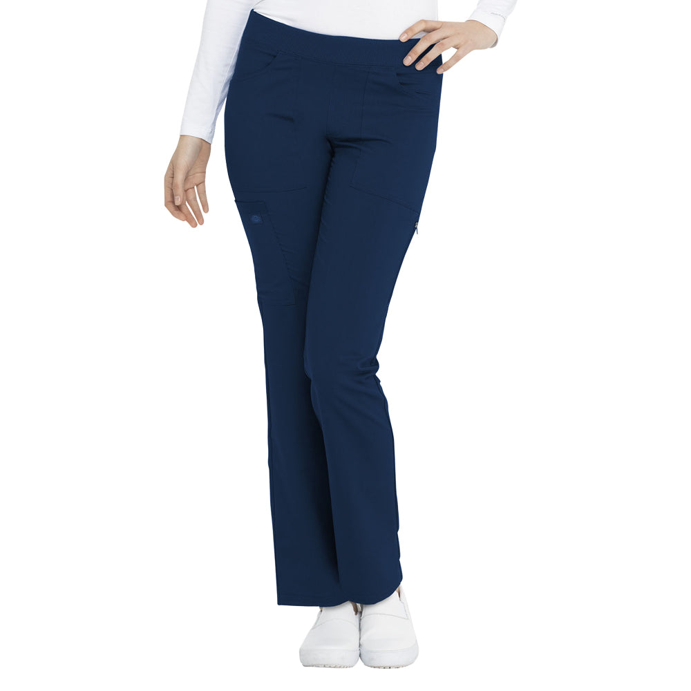 Dickies Women's Mid-Rise 6-Pocket Balance Scrub Pant Scrubs Dickies Navy 2XL Reg