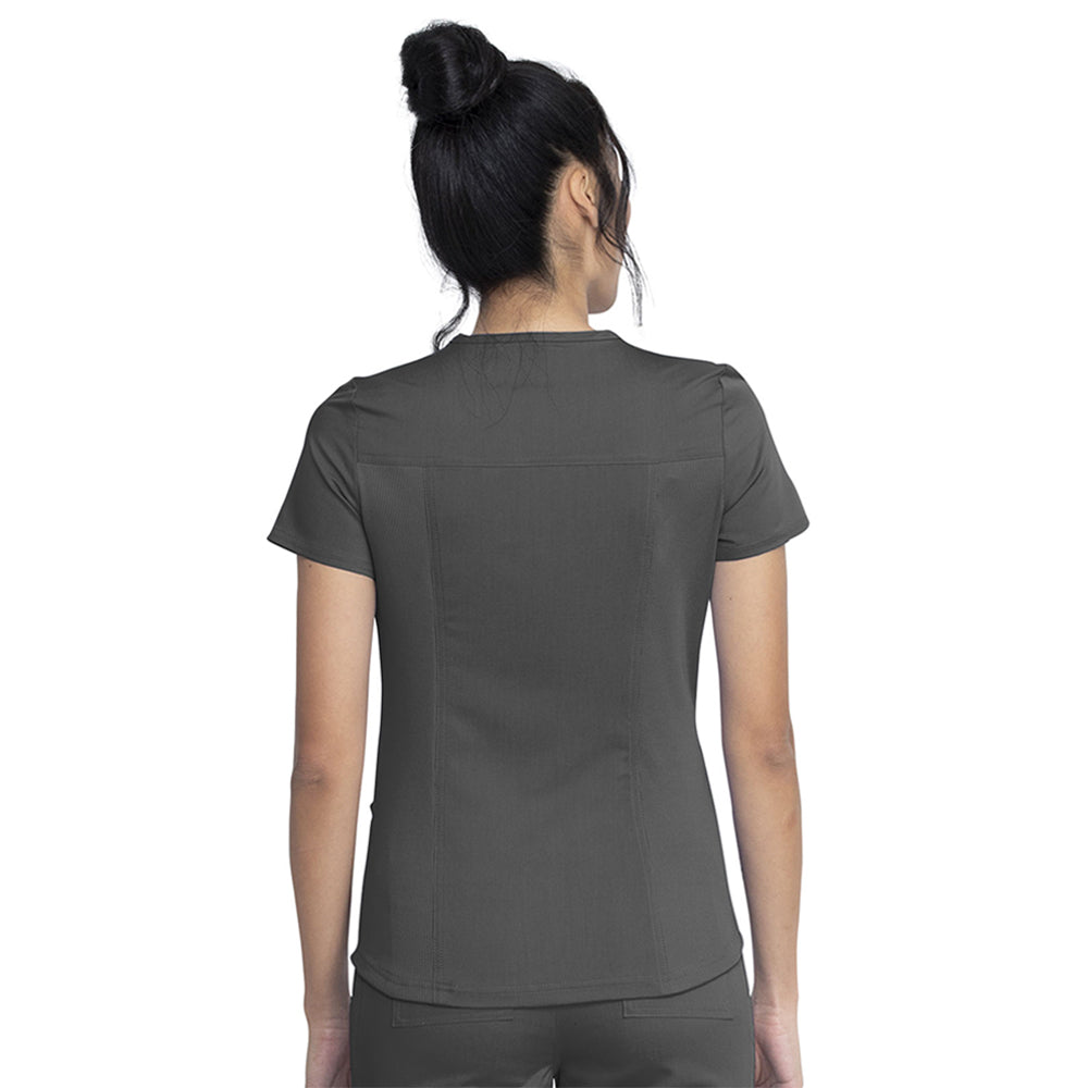 Dickies Women's V-Neck Scrub Top Scrubs Dickies