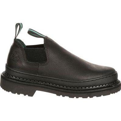 Georgia Giant Women's 4" Pull-On Soft Toe Romeo Work Shoe Slip-On Shoes & Clogs Georgia Boot