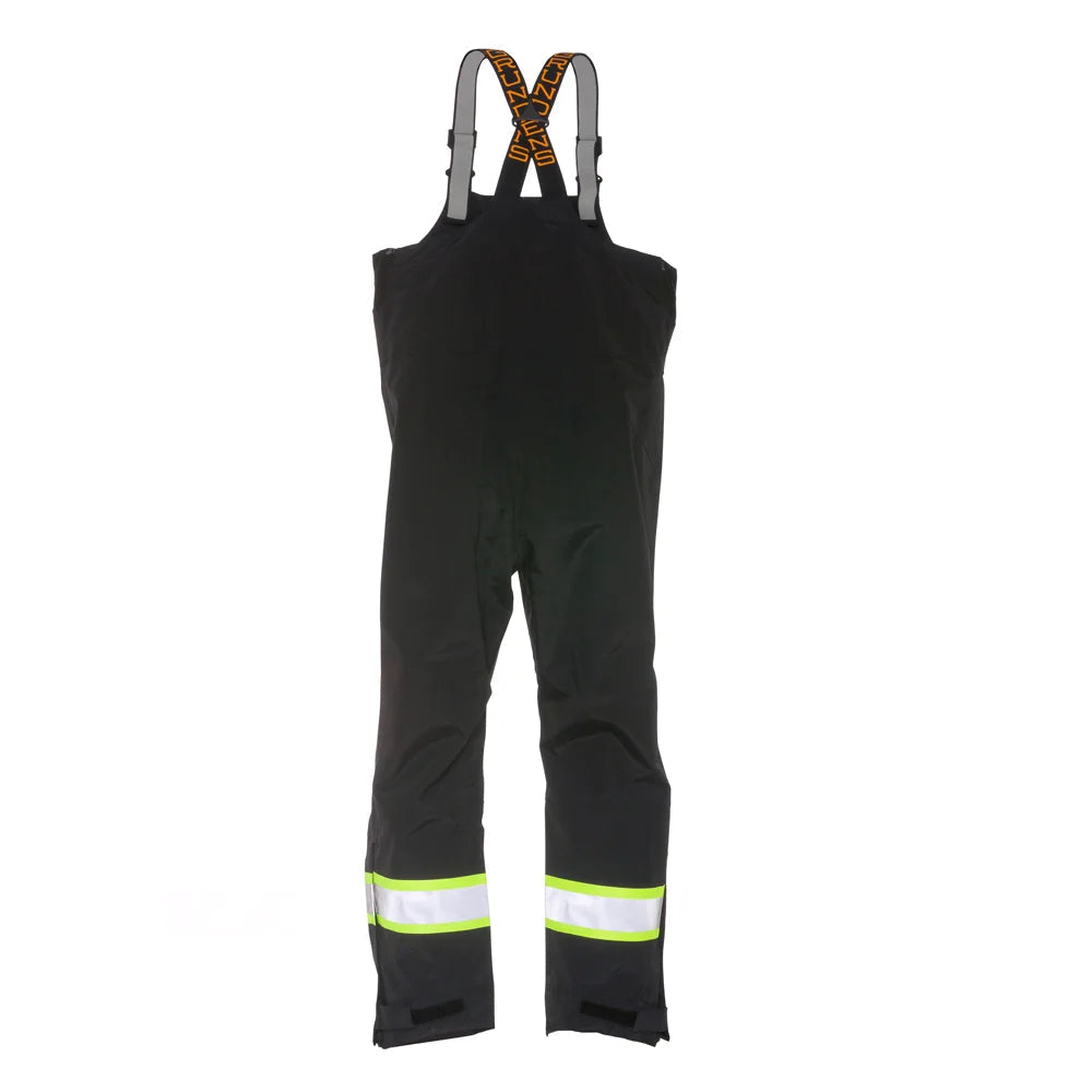 Grundéns Men's Full Share Waterproof CSA Reflective Bib Pant Rainwear Grundens CSA Black Reflective 2XL Reg