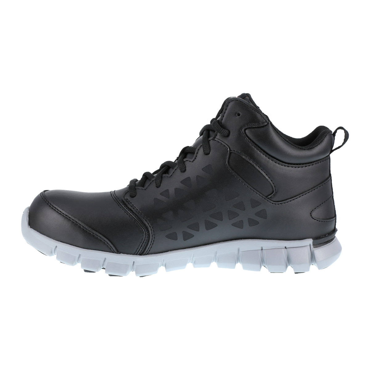 Reebok Work Men's Sublite Cushion Waterproof Comp Toe Mid Shoe Work Shoes Reebok Work