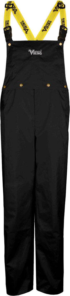 Viking® Men's Journeyman Waterproof Bib Pant Rainwear Viking Black 2XL Reg