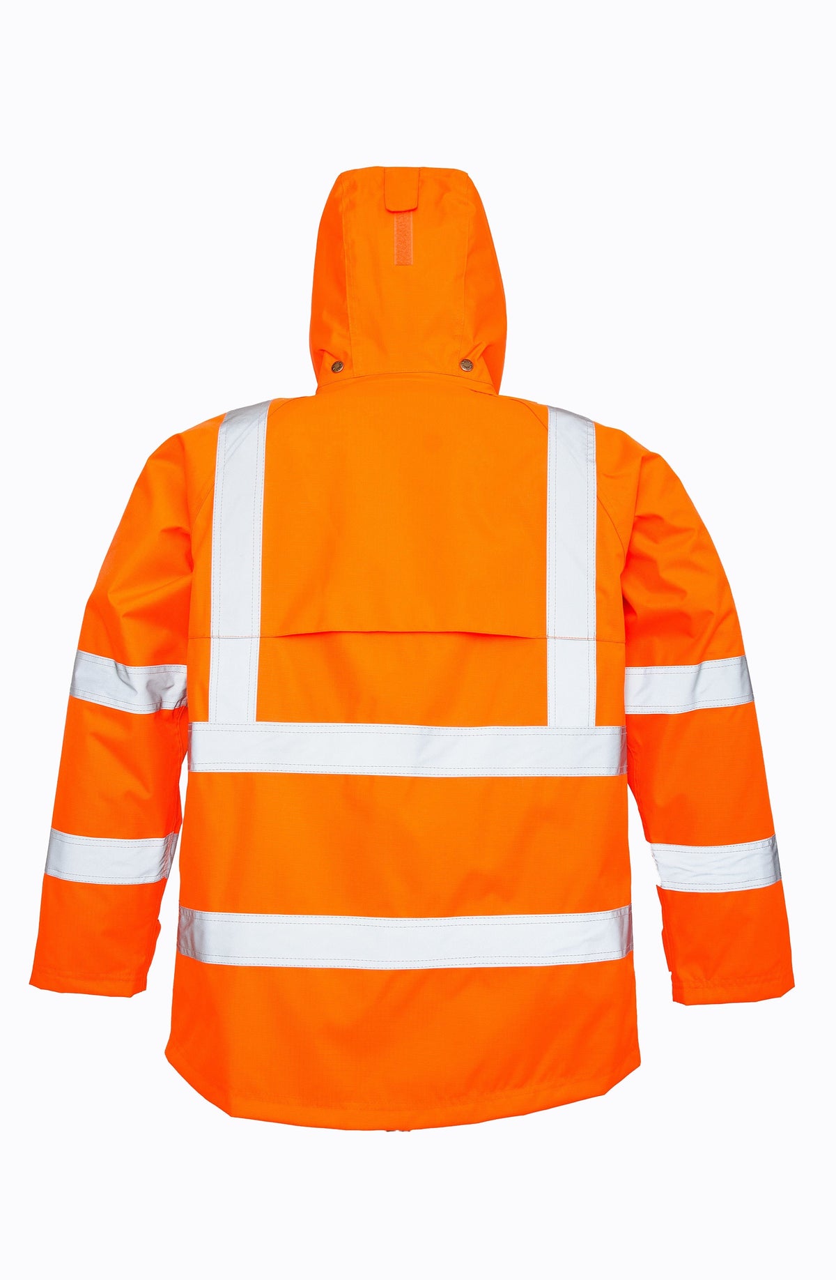 Viking Men's Professional® Journeyman Hi-Vis Class 3 Waterproof Trilobal Hooded Jacket Rainwear Viking