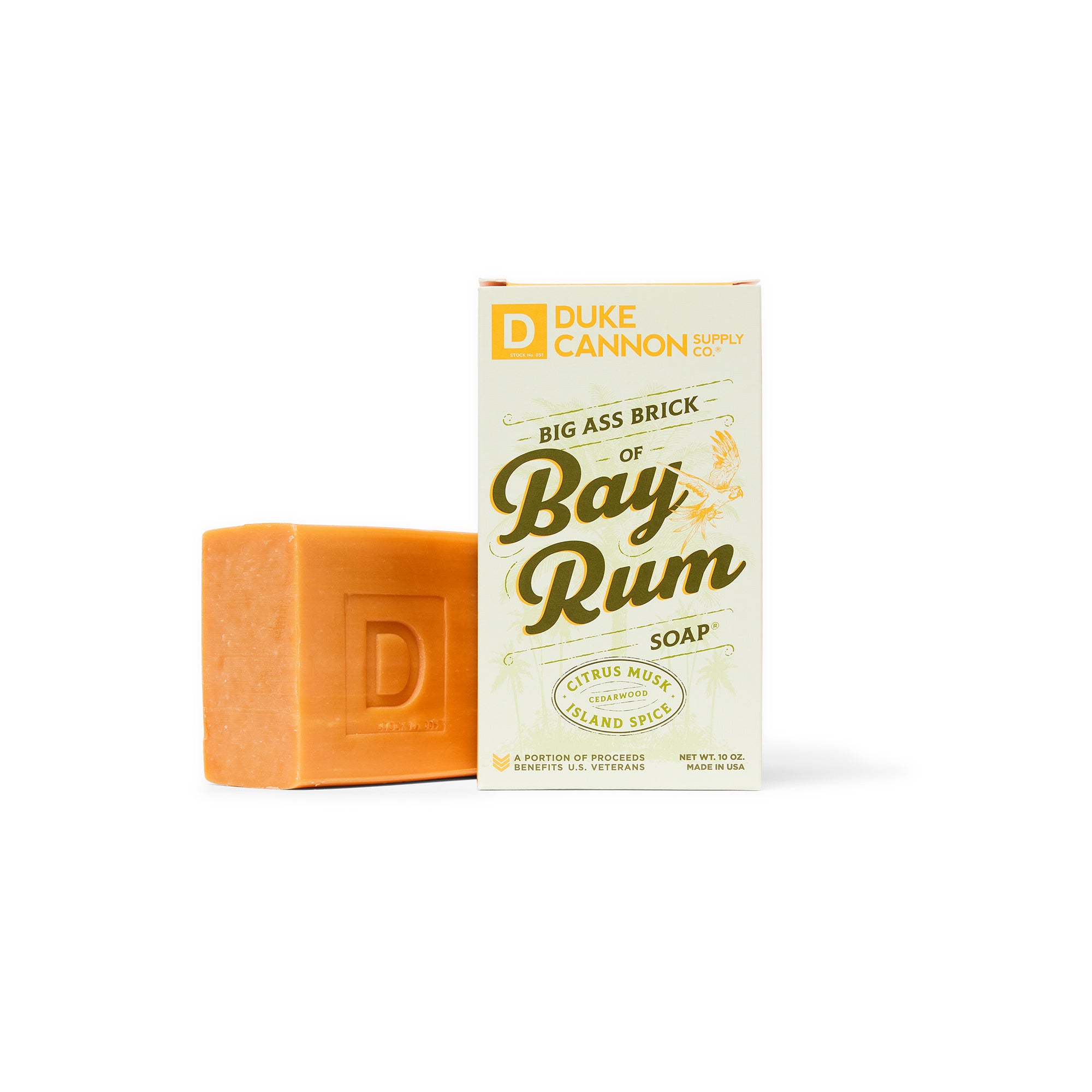 Duke Cannon Bay Rum Big Ass Brick Of Soap - Work World - Workwear, Work Boots, Safety Gear