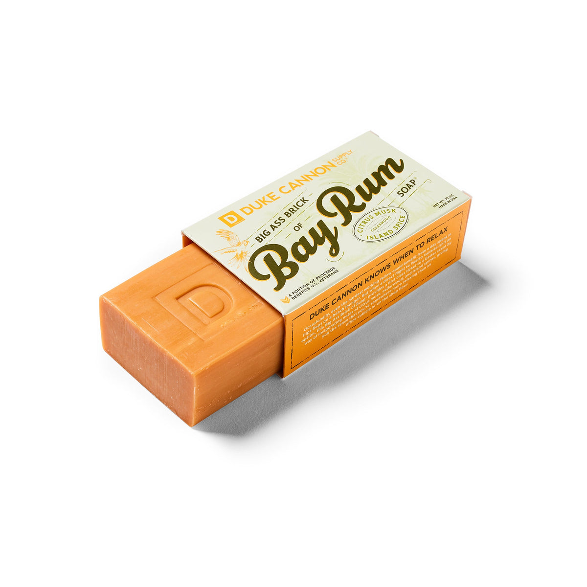 Duke Cannon Bay Rum Big Ass Brick Of Soap Toiletries Duke Cannon