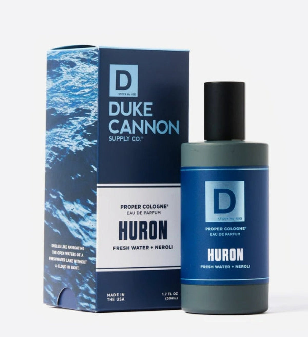 Duke Cannon Huron Proper Cologne Toiletries Duke Cannon Fresh Water/Neroli OS