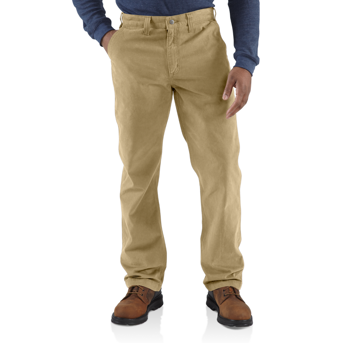 Carhartt Men&#39;s Rugged Work Khaki Pant - Work World - Workwear, Work Boots, Safety Gear