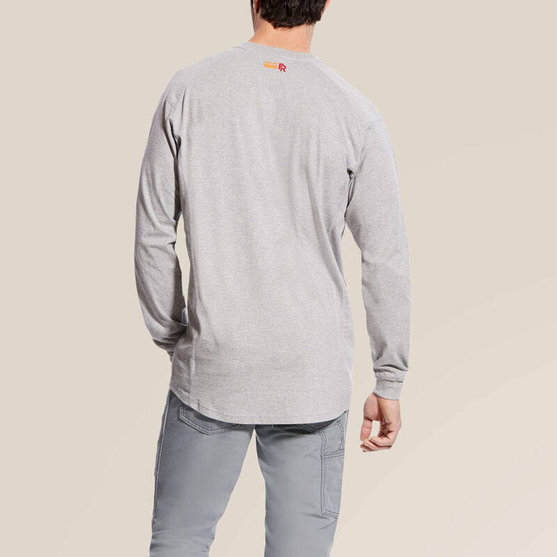 Ariat Men's FR Chest Pocket Long Sleeve Henley Long Sleeve T-Shirts Ariat