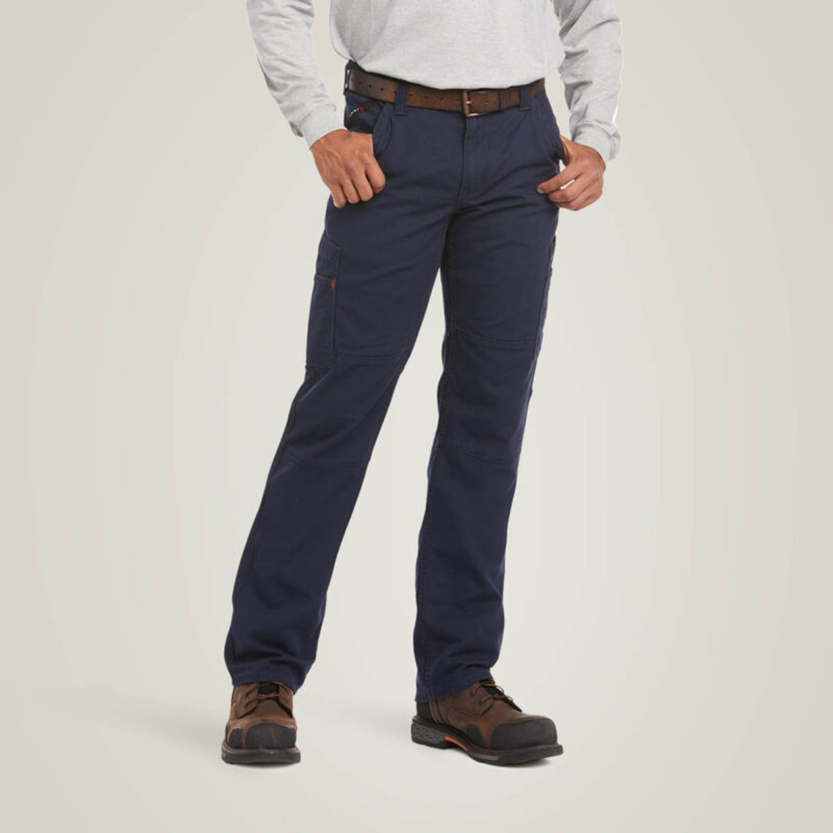 Ariat Men's FR M5 Stretch DuraLight Straight Leg Work Pant Pants Ariat Navy 29 32 Inseam