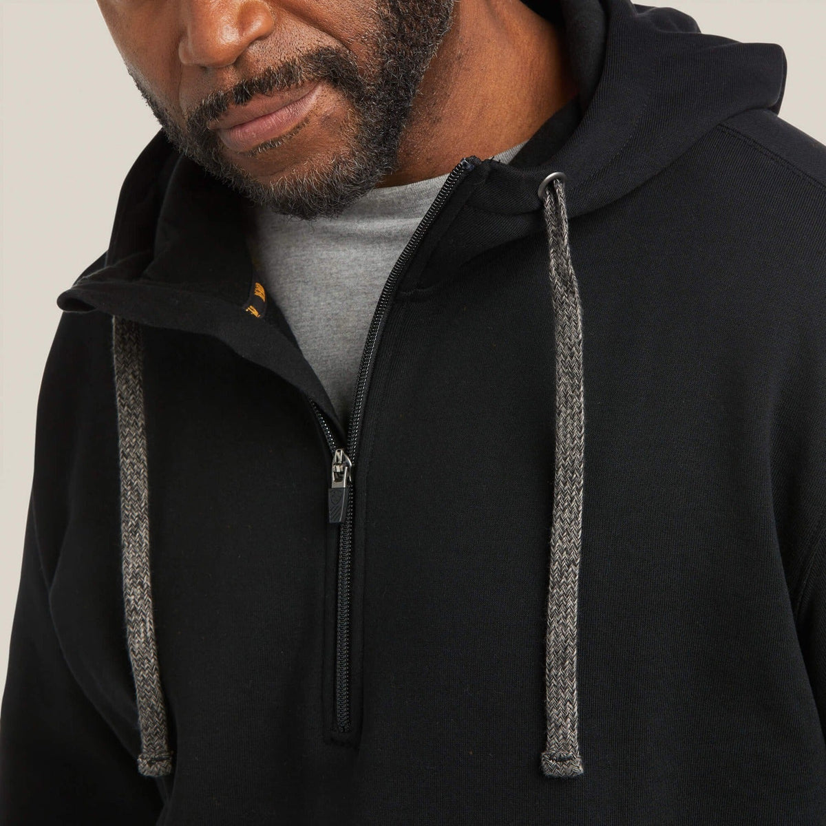 Ariat Men's Rebar Workman Quarter Zip Hoodie Sweatshirts & Hoodies Ariat