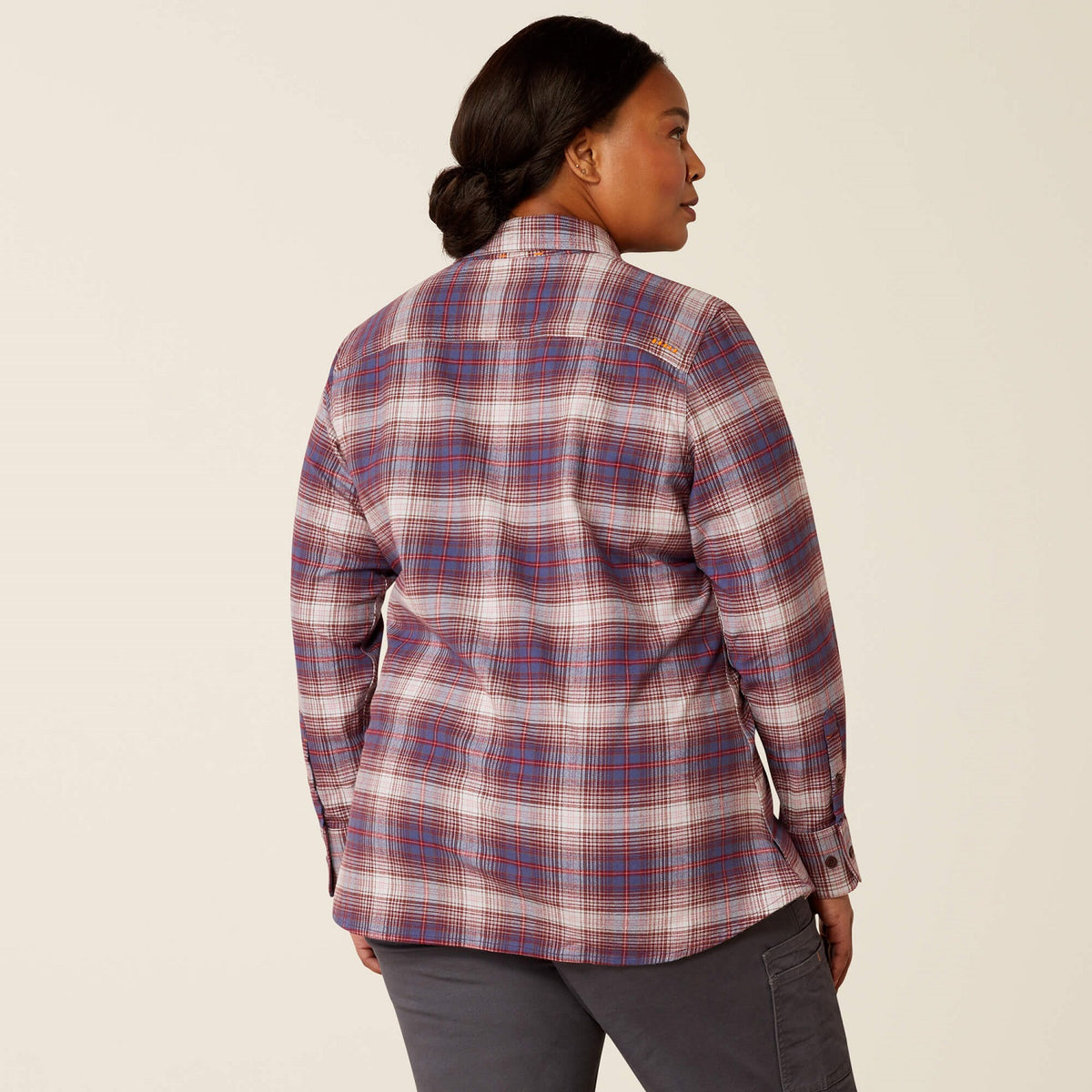 Ariat Women&#39;s Rebar Flannel DuraStretch Button-Down Work Shirt - Work World - Workwear, Work Boots, Safety Gear