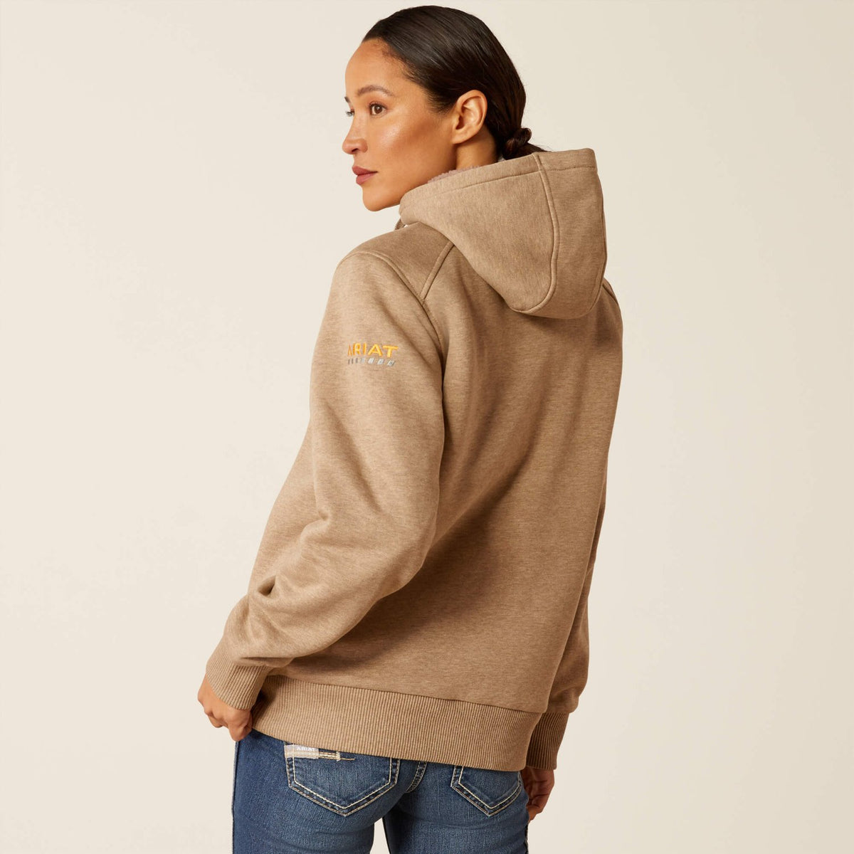 Ariat Women&#39;s Rebar Sherpa Lined Full-Zip Hoodie - Work World - Workwear, Work Boots, Safety Gear