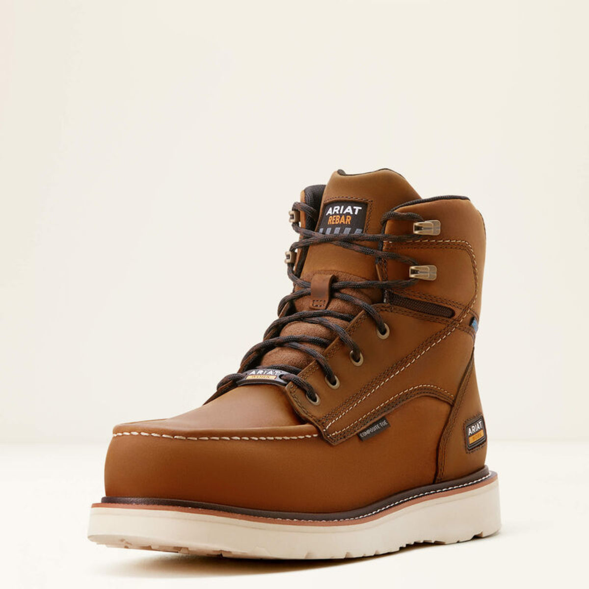 Ariat Men's Rebar Wedge 6" Waterproof Composite Toe Work Boot Work Boots Ariat