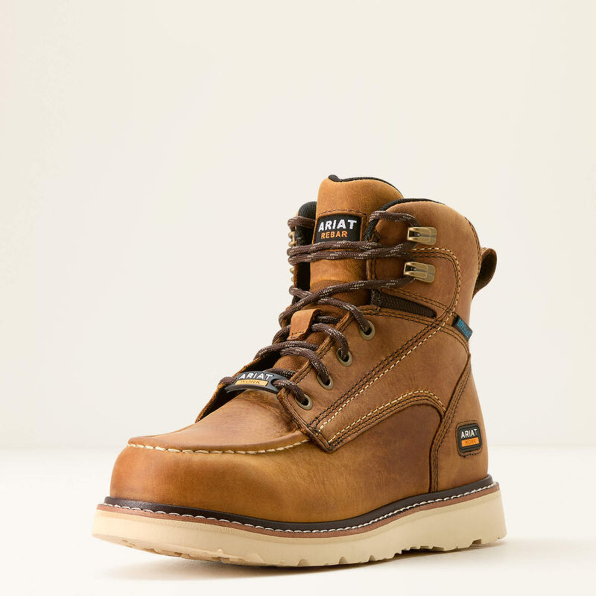 Ariat Women's Rebar 6" Waterproof Moc Toe Work Boot Work Boots Ariat