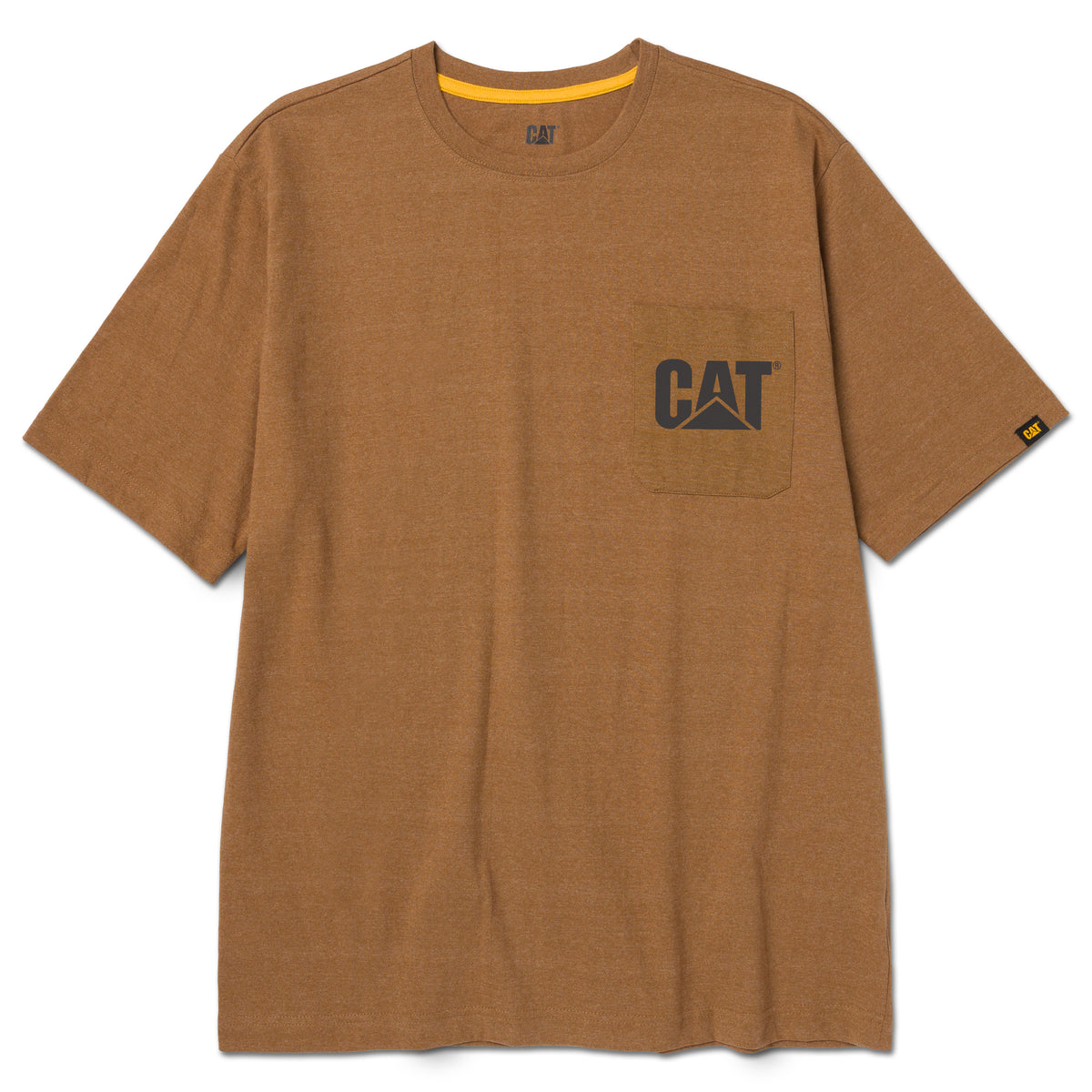 CAT Men's Tough Cut Graphic Pocket Short Sleeve T-Shirt T-Shirts CAT