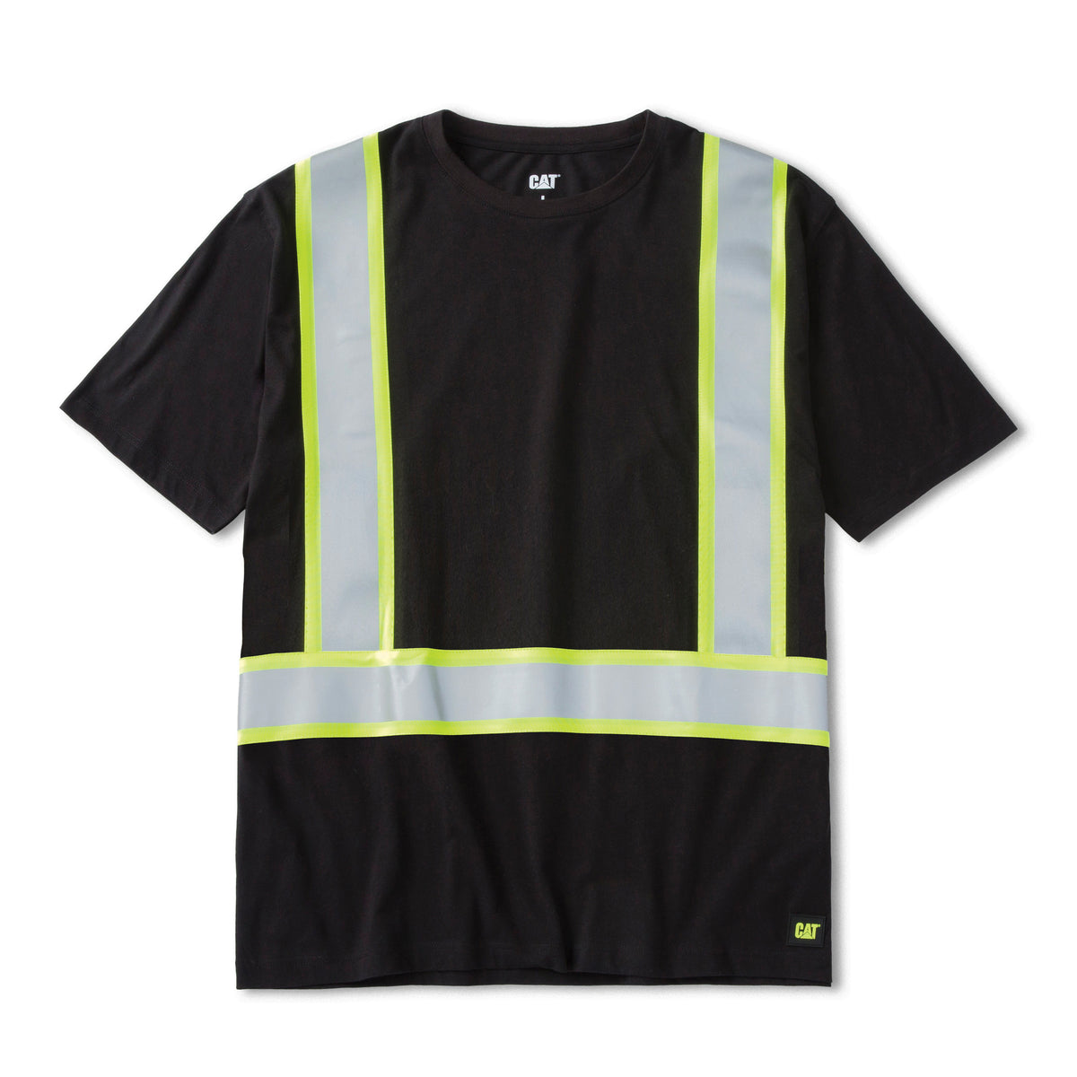 CAT Men's Taped Reflective Graphic Short Sleeve T-Shirt T-Shirts CAT