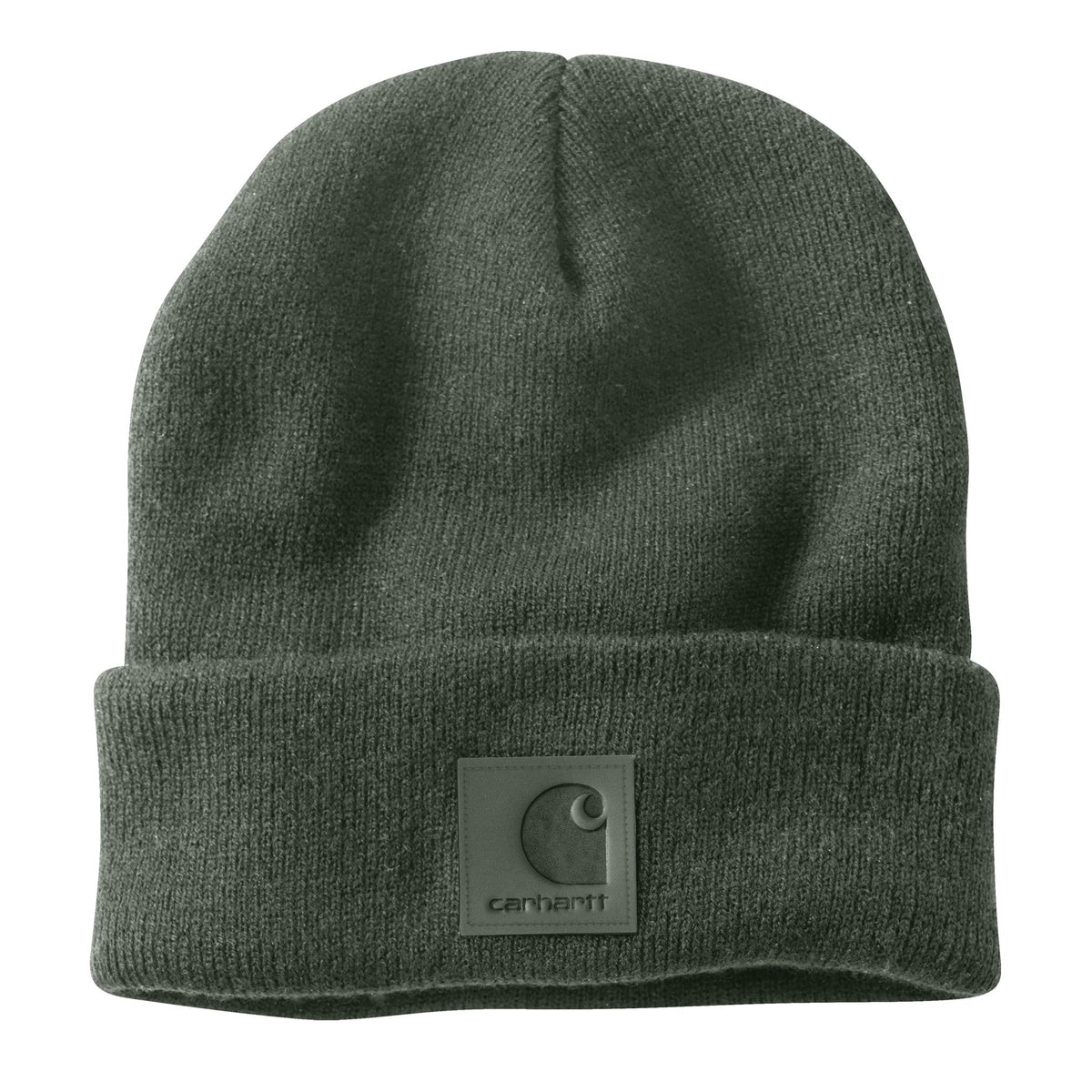 Carhartt Tonal Patch Knit Beanie Hats & Caps Carhartt Forestry Green OS