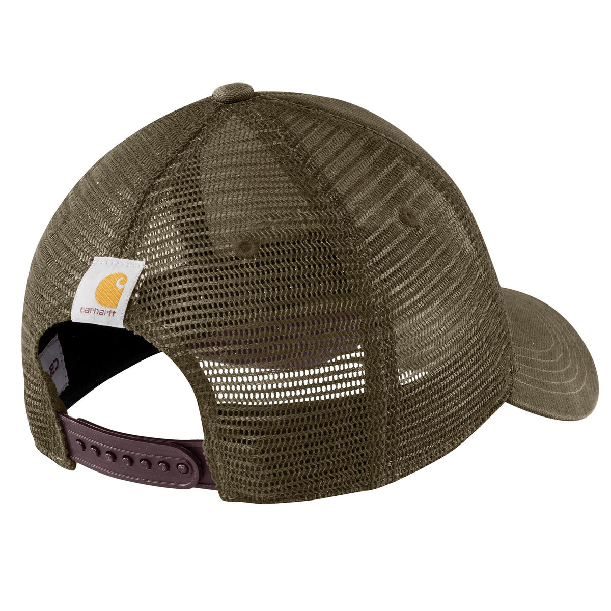 Carhartt Canvas Mesh-Back Logo Graphic Cap Hats & Caps Carhartt