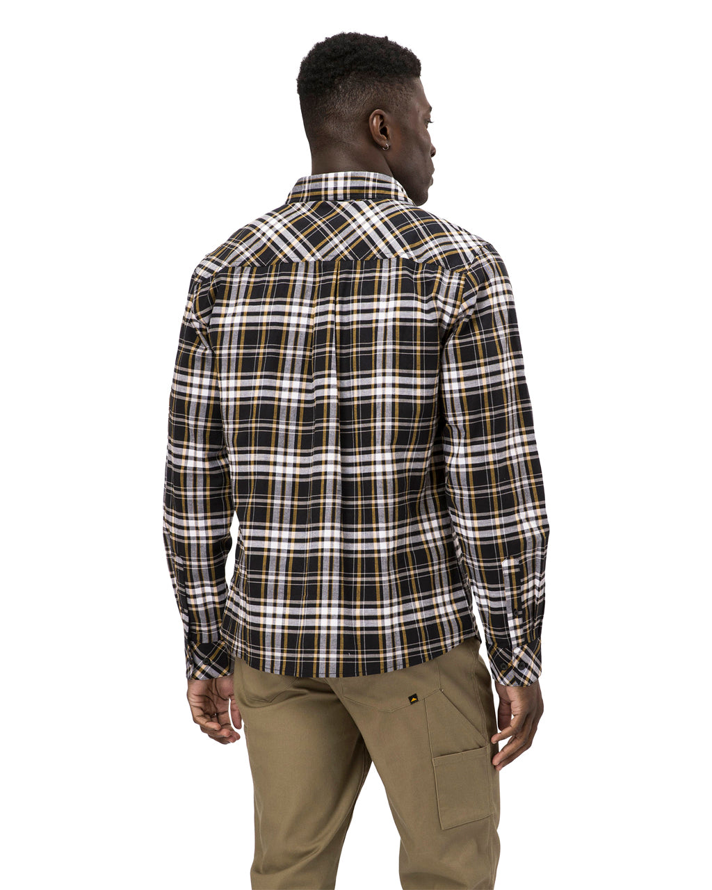 CAT Men&#39;s Plaid Long Sleeve Work Shirt - Work World - Workwear, Work Boots, Safety Gear