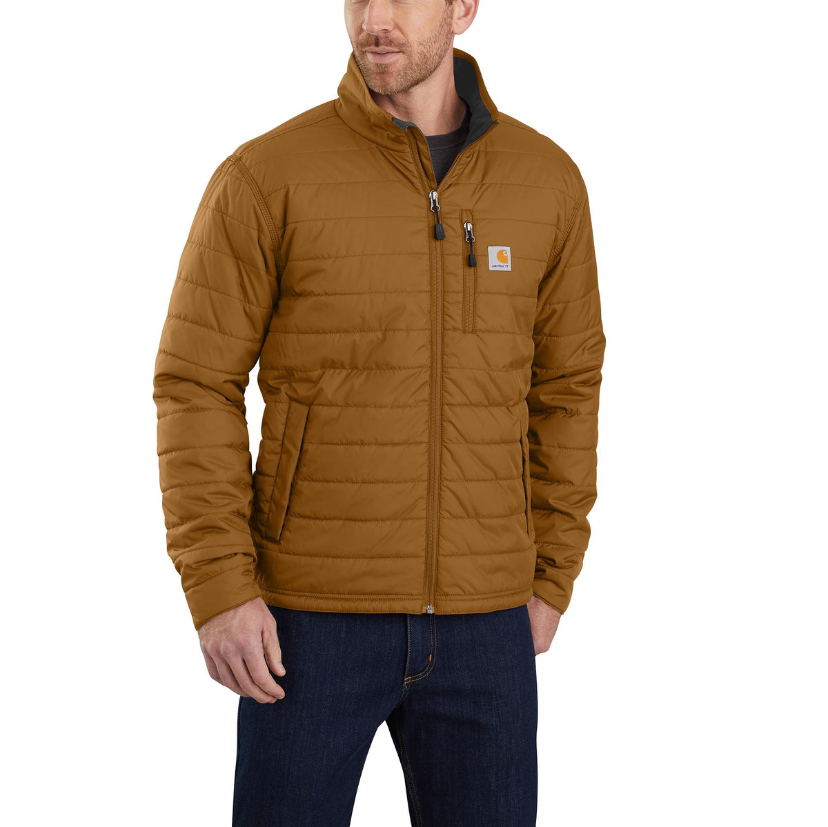 Carhartt Men&#39;s Rain Defender® Insulated Relaxed Fit Lightweight Jacket - Work World - Workwear, Work Boots, Safety Gear