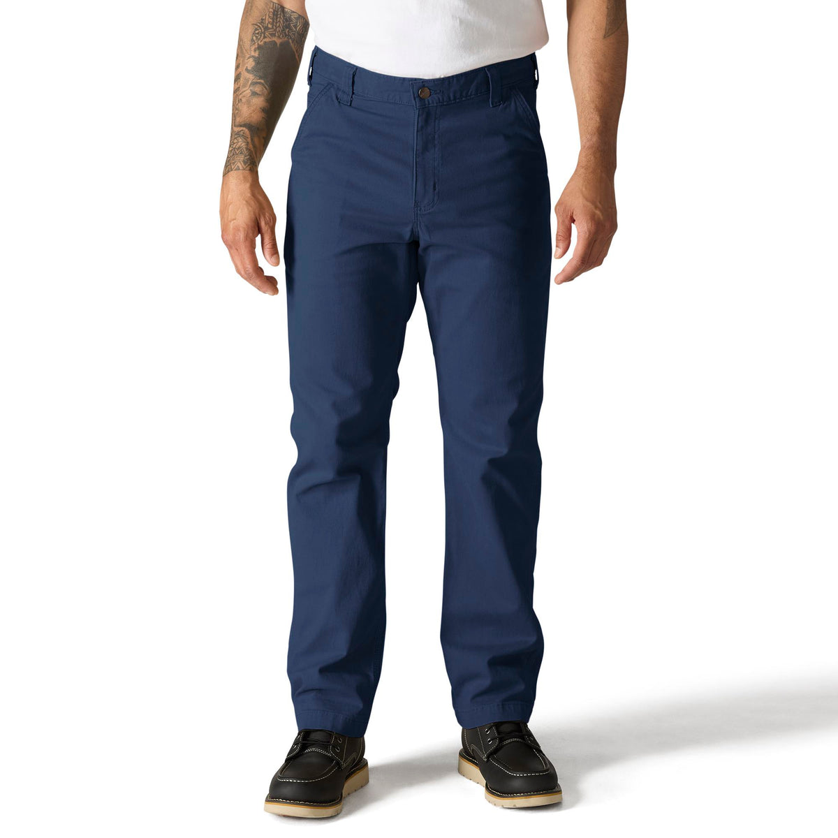 Carhartt Men's Rugged Flex® Rigby Dungaree Pants Carhartt Navy 28 28 Inseam
