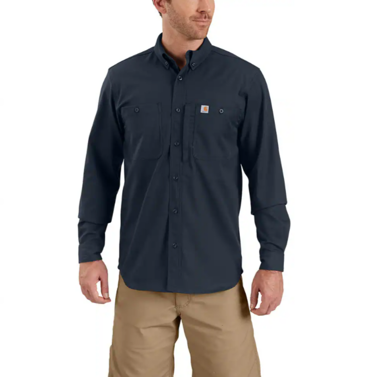 Carhartt Men&#39;s Rugged Professional Series Long Sleeve T-Shirt - Work World - Workwear, Work Boots, Safety Gear