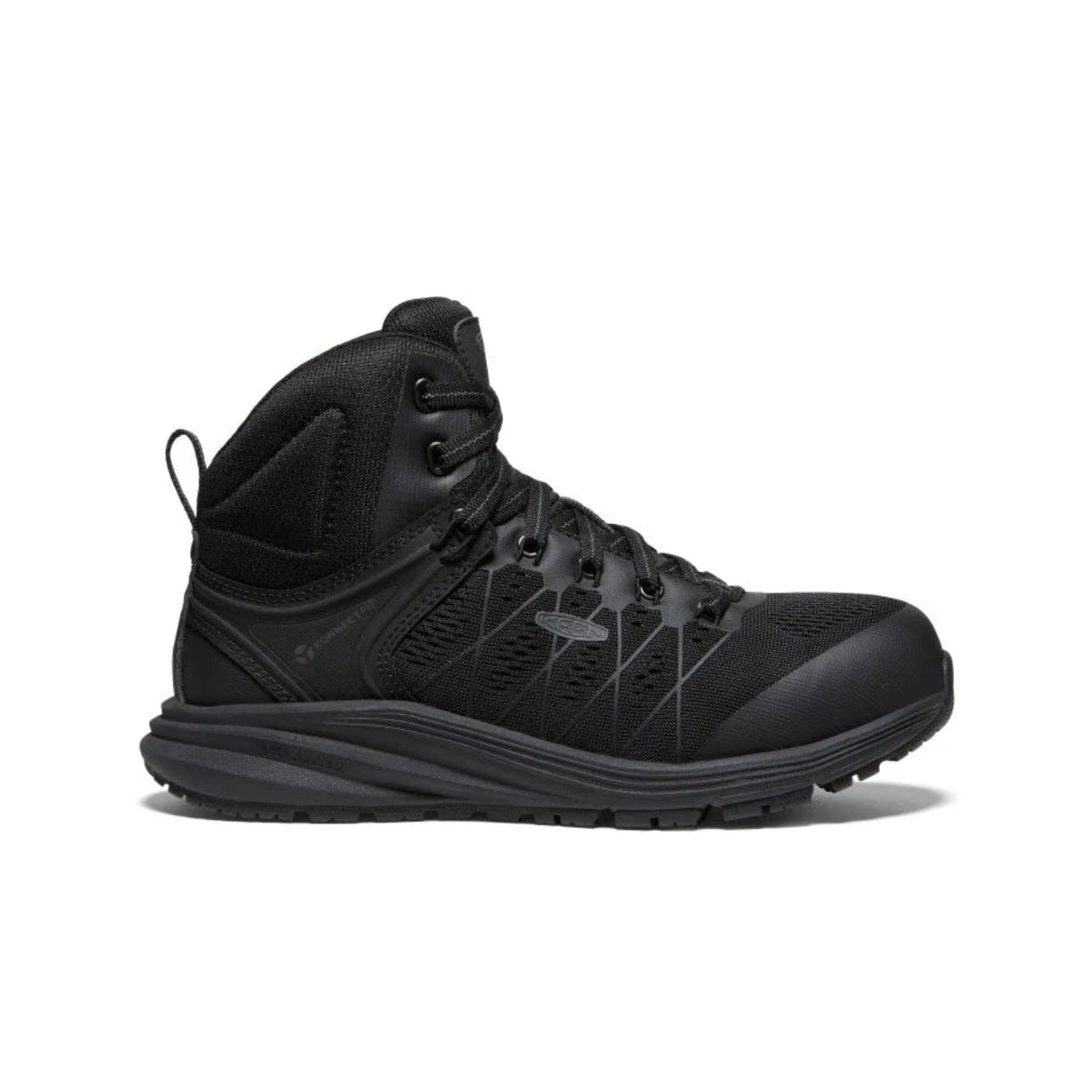 KEEN Utility Women's Vista Energy 6" EH Met Carbon Toe Boot Work Boots KEEN Utility Black/Raven 10 M