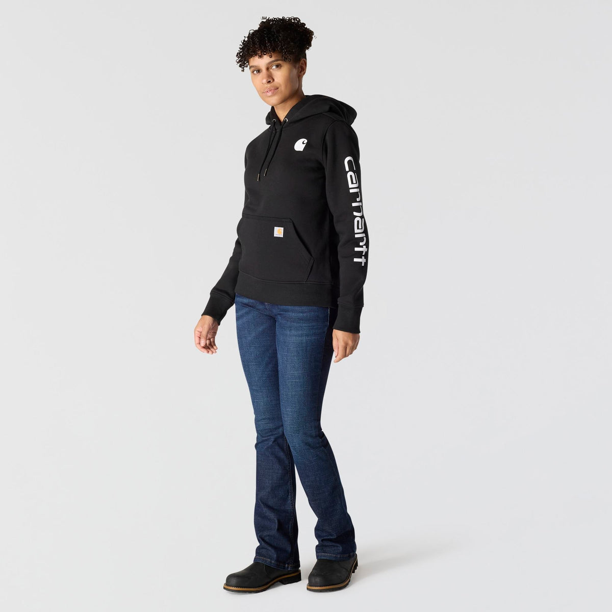Carhartt Women's Clarksburg Graphic Sleeve Hoodie Sweatshirts & Hoodies Carhartt