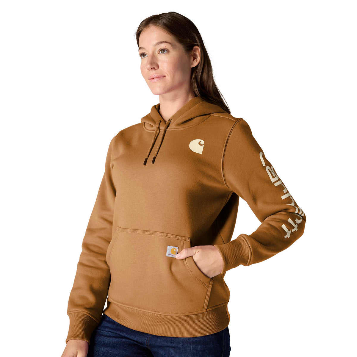 Carhartt Women's Clarksburg Graphic Sleeve Hoodie - Work World - Workwear, Work Boots, Safety Gear