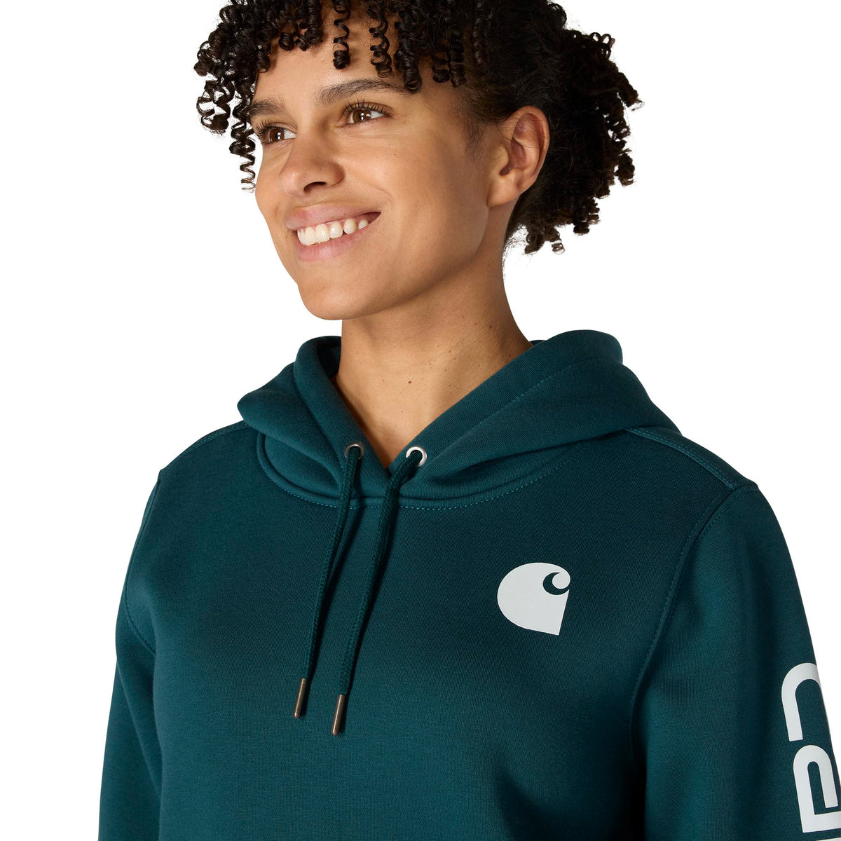 Carhartt Women's Clarksburg Graphic Sleeve Hoodie Sweatshirts & Hoodies Carhartt