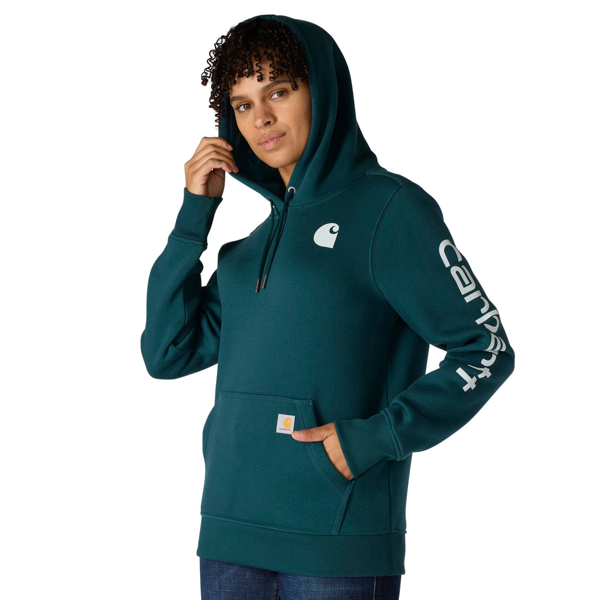Carhartt Women's Clarksburg Graphic Sleeve Hoodie Sweatshirts & Hoodies Carhartt