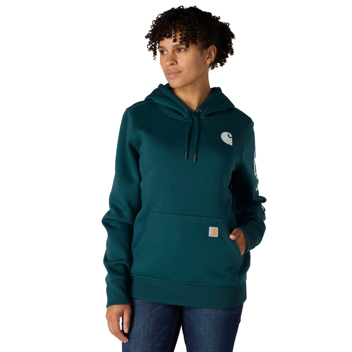 Carhartt Women's Clarksburg Graphic Sleeve Hoodie Sweatshirts & Hoodies Carhartt