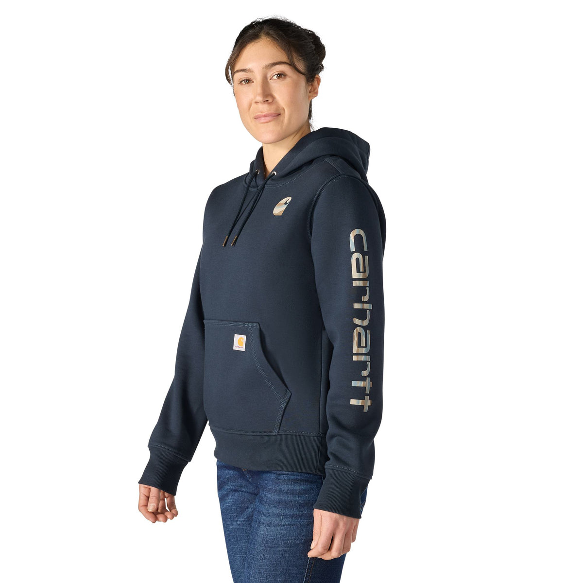 Carhartt Women's Clarksburg Graphic Sleeve Hoodie Sweatshirts & Hoodies Carhartt