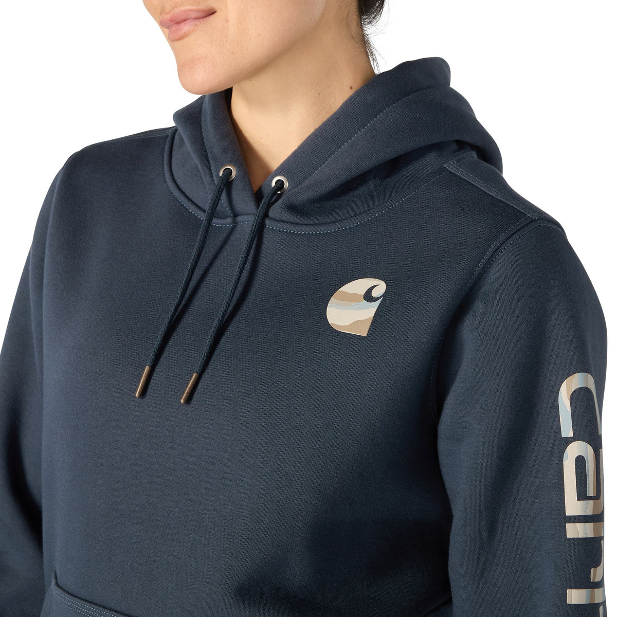 Carhartt Women's Clarksburg Graphic Sleeve Hoodie Sweatshirts & Hoodies Carhartt