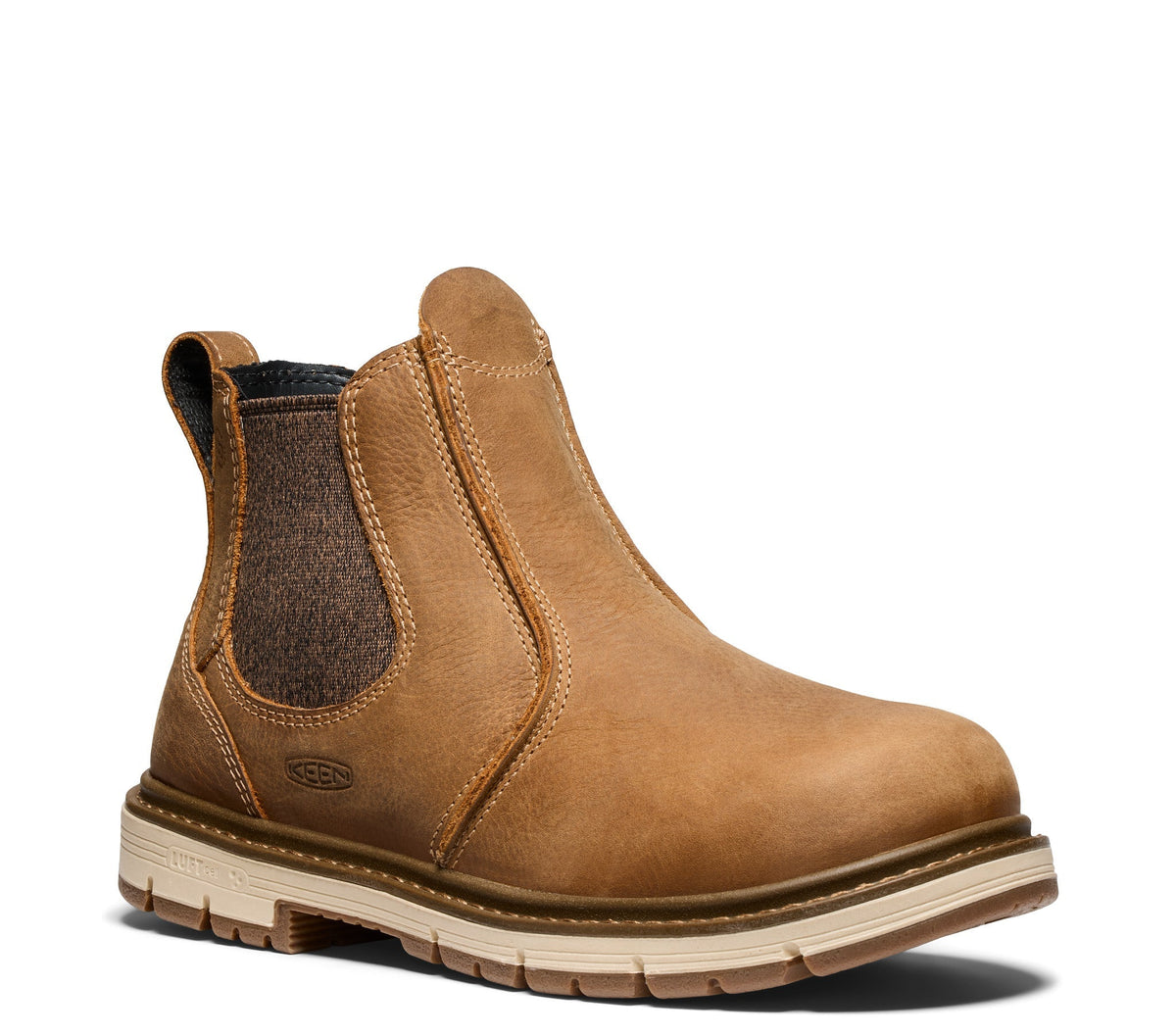 KEEN Utility Women's San Jose 90° 4.5" Soft Toe Chelsea Boot Slip-On Shoes & Clogs KEEN Utility