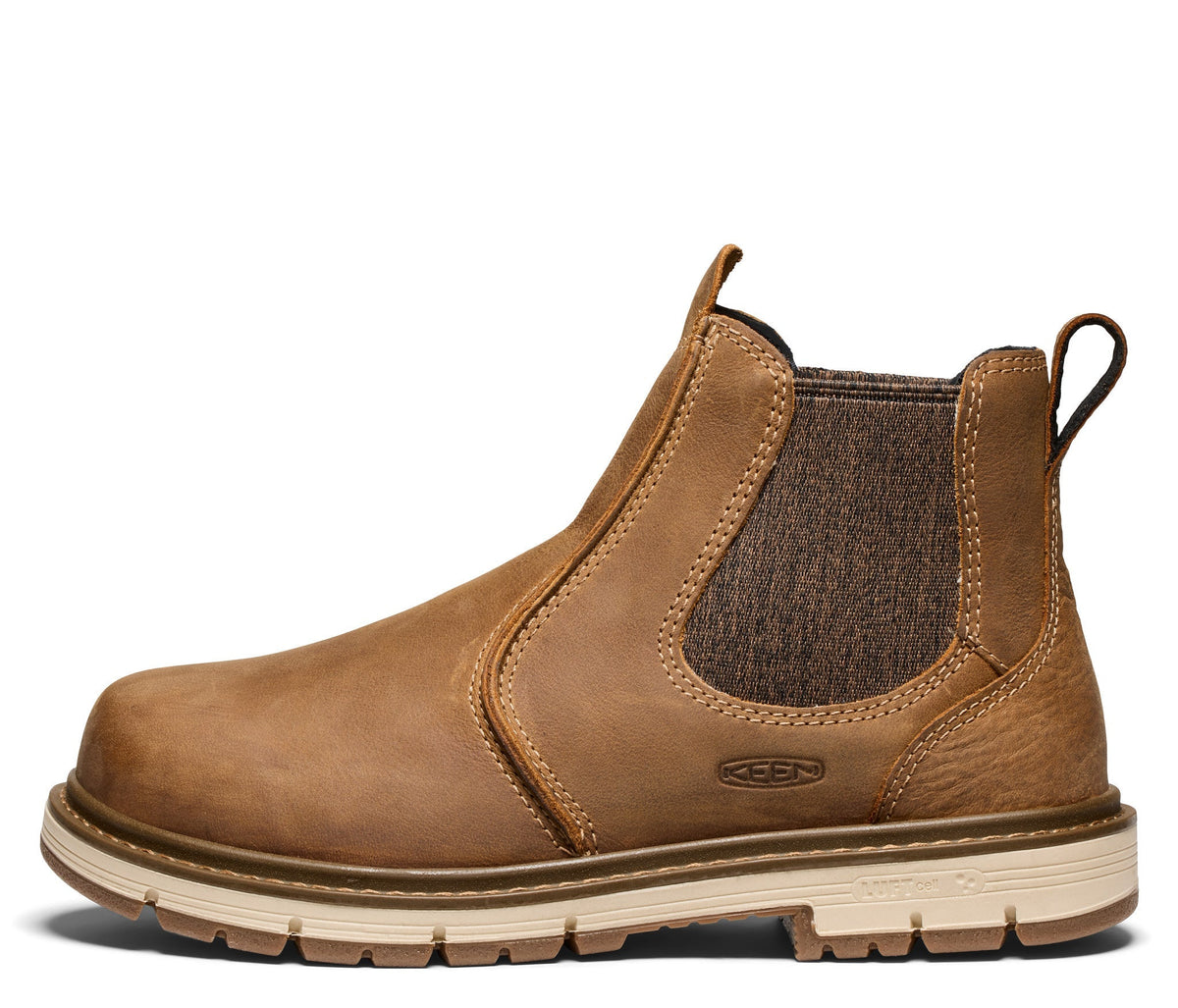 KEEN Utility Women's San Jose 90° 4.5" Soft Toe Chelsea Boot Slip-On Shoes & Clogs KEEN Utility