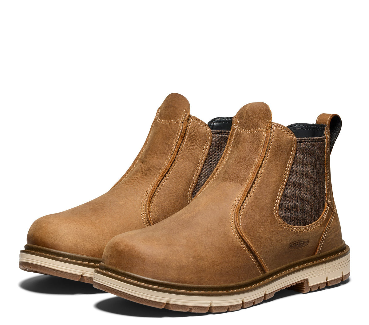 KEEN Utility Women's San Jose 90° 4.5" Soft Toe Chelsea Boot Slip-On Shoes & Clogs KEEN Utility