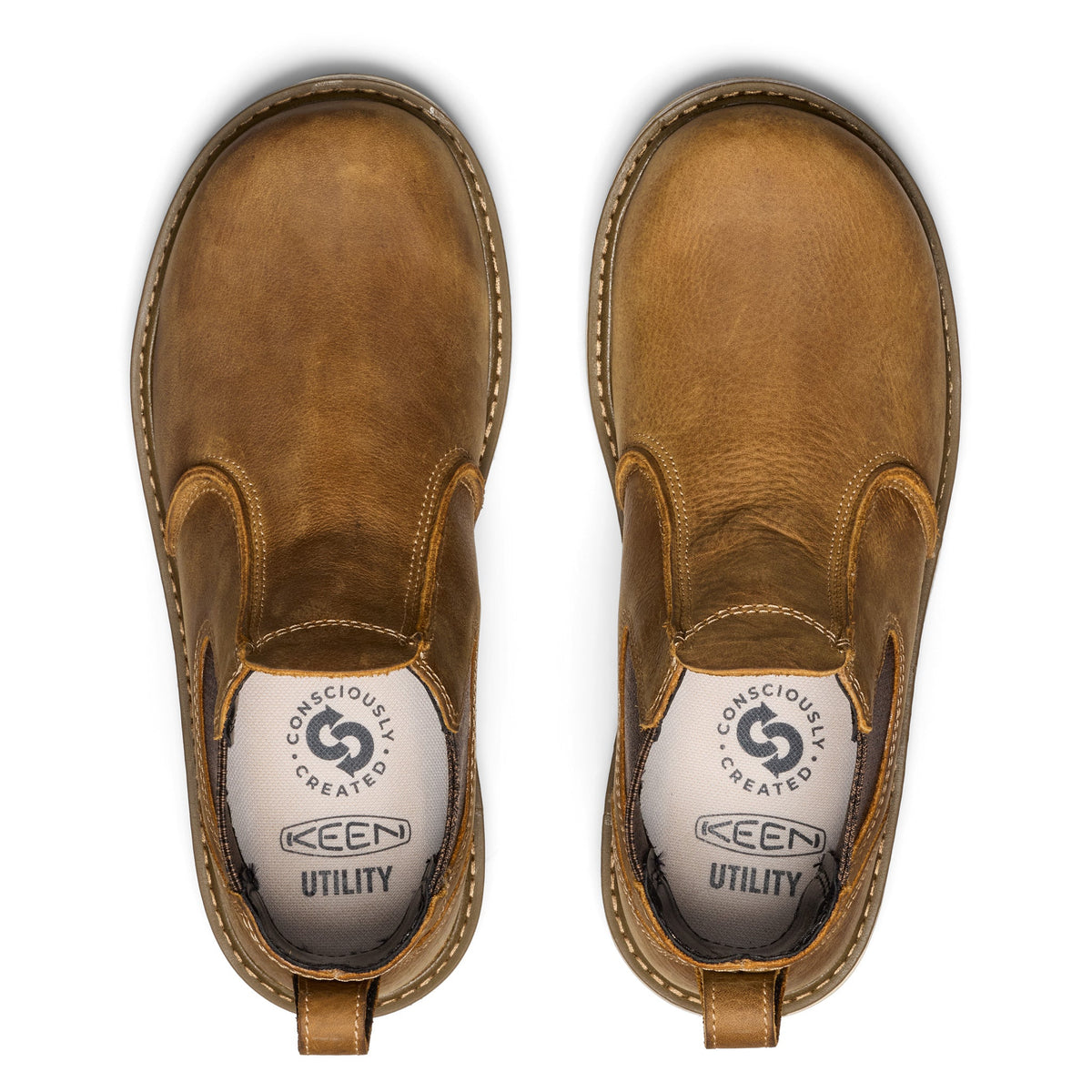 KEEN Utility Women's San Jose 90° 4.5" Soft Toe Chelsea Boot Slip-On Shoes & Clogs KEEN Utility