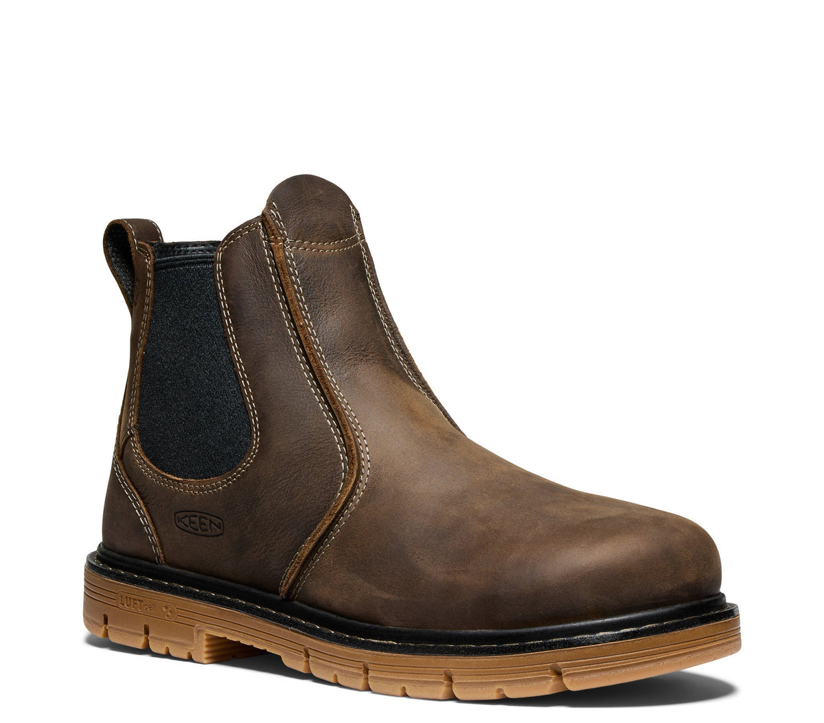 KEEN Utility Men's San Jose 90° 5" EH Aluminum Toe Chelsea Boot Work Boots KEEN Utility