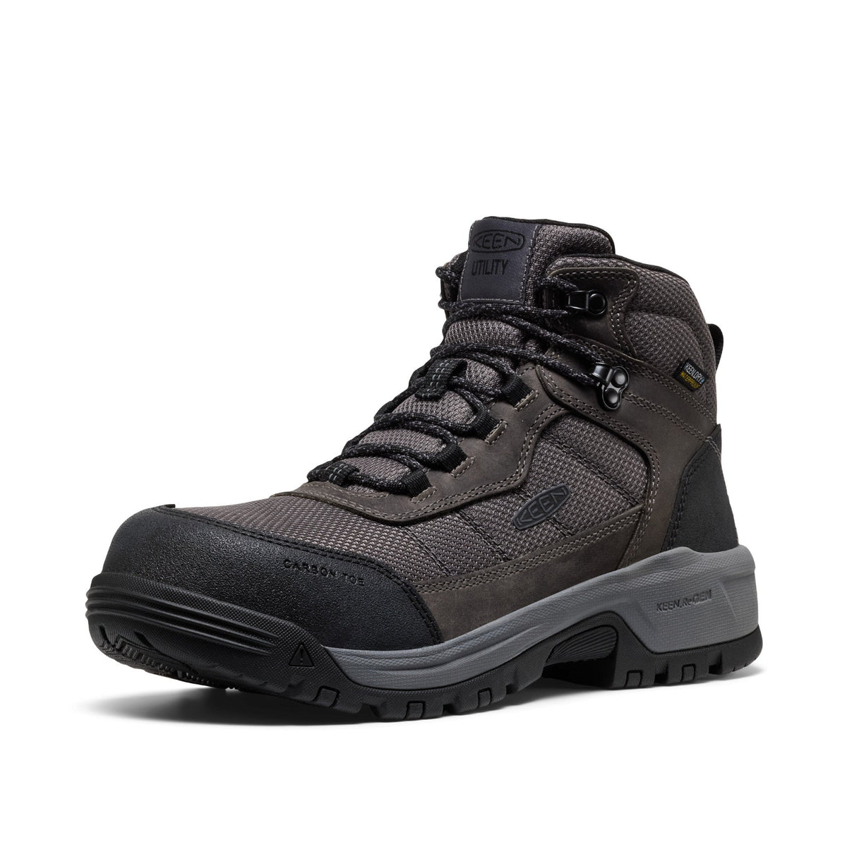 KEEN Utility Men&#39;s Skokie Hiker 5&quot; Waterproof EH Carbon Toe Boot - Work World - Workwear, Work Boots, Safety Gear