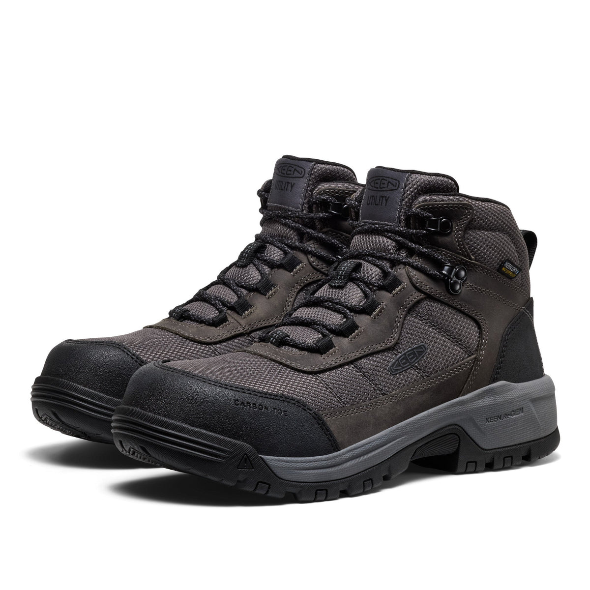 KEEN Utility Men&#39;s Skokie Hiker 5&quot; Waterproof EH Carbon Toe Boot - Work World - Workwear, Work Boots, Safety Gear