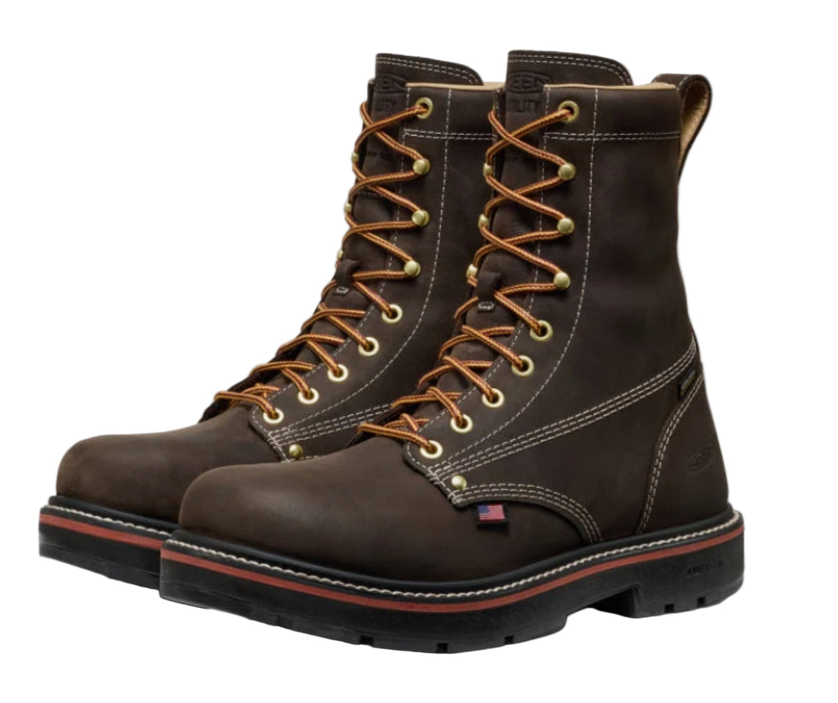 KEEN Utility Men's Liberty 90° 8" Waterproof Carbon Toe Work Boot - Work World - Workwear, Work Boots, Safety Gear