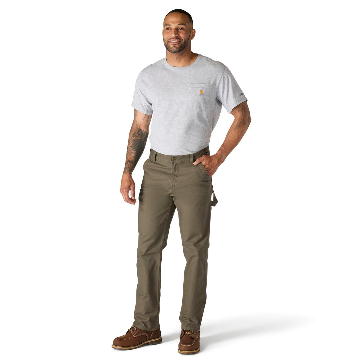 Carhartt Men's Rugged Flex® Relaxed Fit Duck Dungaree Pants Carhartt