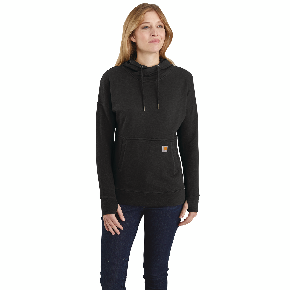 Carhartt Women&#39;s Newberry Hoodie_Black - Work World - Workwear, Work Boots, Safety Gear