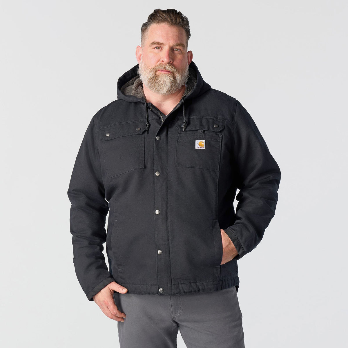 Carhartt Men's Bartlett Jacket Jackets & Coats Carhartt Black 2XL Reg