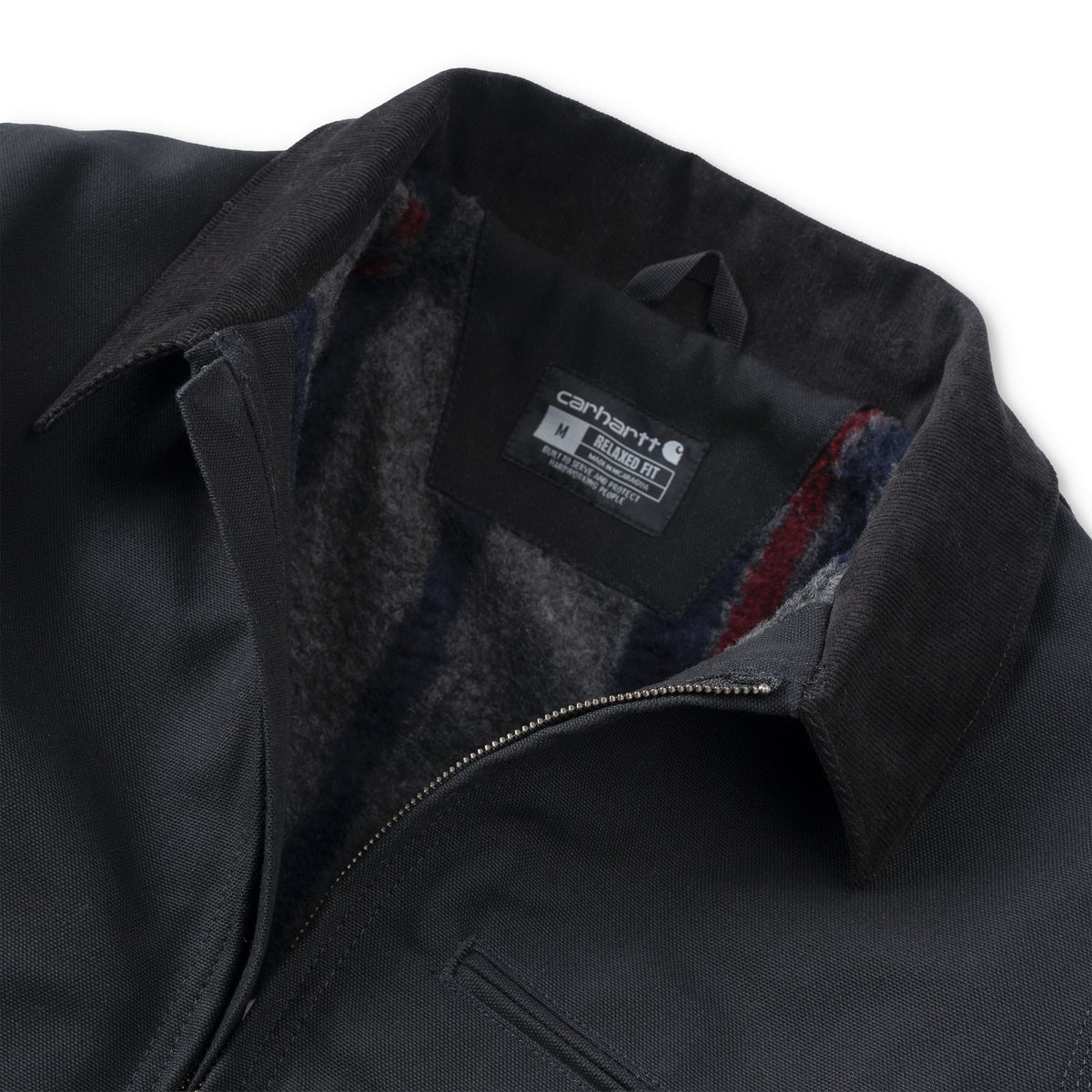 Carhartt Men's Relaxed Fit Blanket-Lined Detroit Jacket Jackets & Coats Carhartt