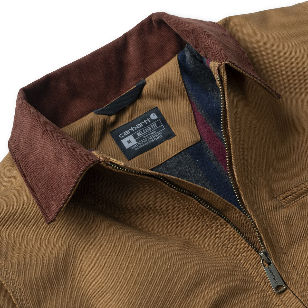 Carhartt Men's Relaxed Fit Blanket-Lined Detroit Jacket Jackets & Coats Carhartt