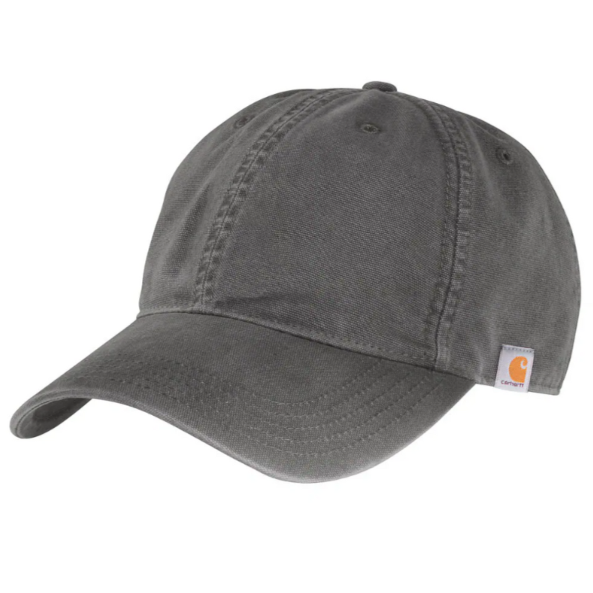 Carhartt Cotton Canvas Patch Logo Baseball Cap Hats & Caps Carhartt Gravel OS Reg